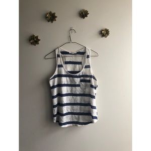 💙Floral Stripe Tank Top 💙